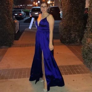 Very sexy and elegant slit dress